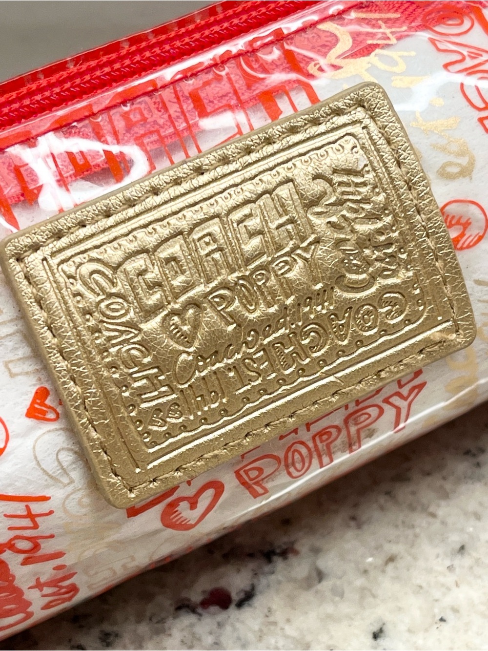Coach Poppy Vintage Cosmetic/Pencil Case EUC - Picture 8 of 14